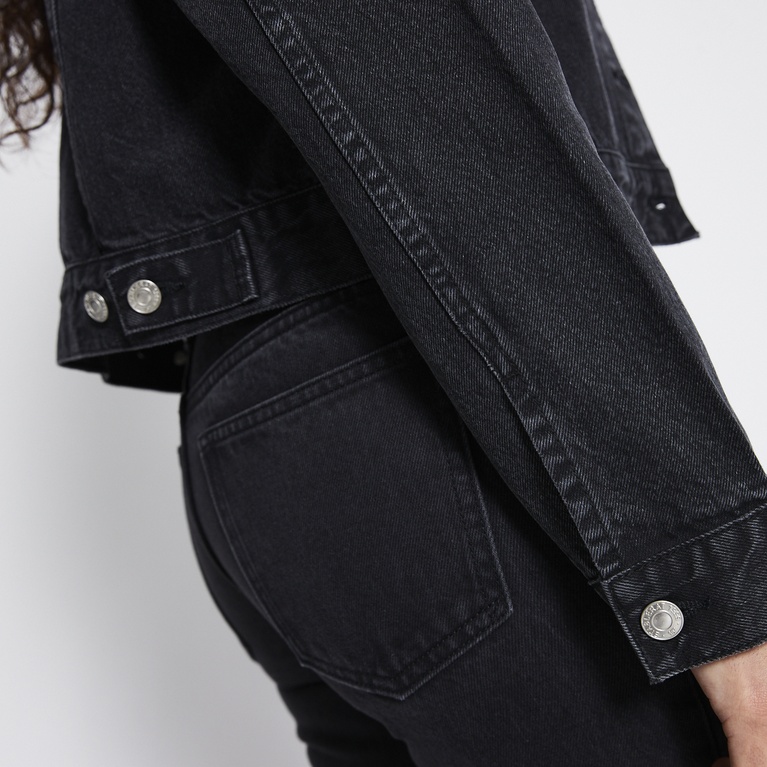 Cropped denim jacket "Own"
